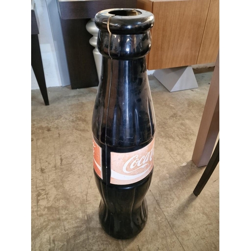 21 - Vintage Plastic Coca-Cola Bottle, (Approx. H: 98cm)