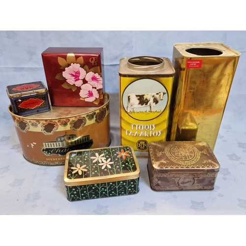 87 - Collection of Vintage Tins, (7)