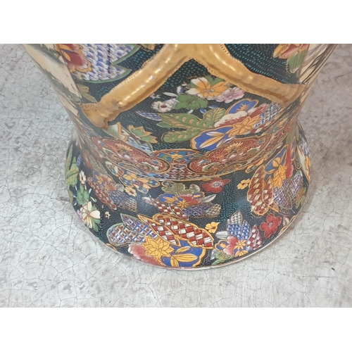 185 - Large China Vase / Umbrella Stand (H:60cm x Ø25cm)