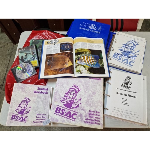 771 - BSAC Diving Instructor's Manual and Instructor's Handbook, Together with Student Workbook, Marine Fi... 