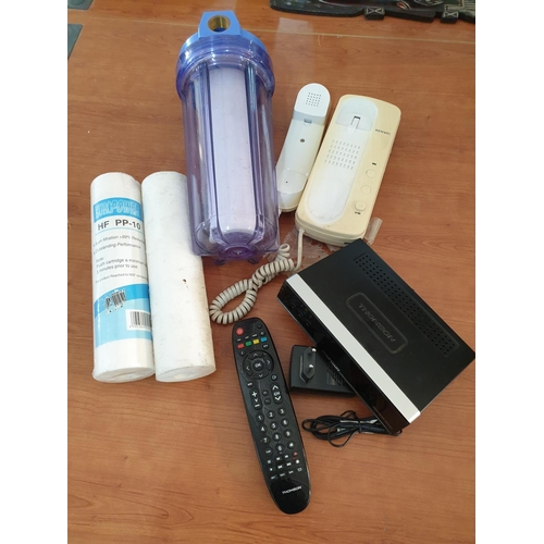 680 - Assorted Box inc; Water Filter with Extra 2 - Fittings, Thomson Digital Satellite HD Receiver THS222... 