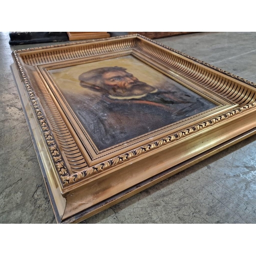 151 - Painting of Victorian Style Gentleman in Decorative Gilt Frame, Signed Lower Right, (Approx. 46 x 56... 