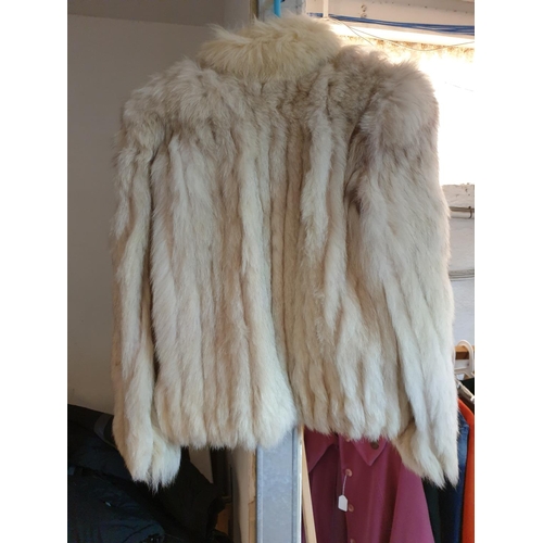 143 - Fur Coat, Silver Fox (?) (Approx Size M/14)
*Donated by Mr & Mrs H, Proceed for Friends Hospice Char... 