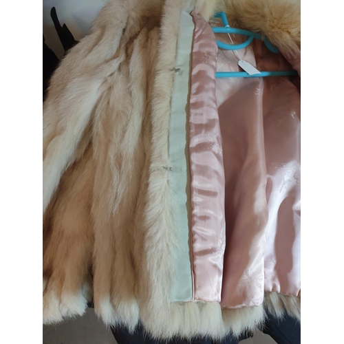 143 - Fur Coat, Silver Fox (?) (Approx Size M/14)
*Donated by Mr & Mrs H, Proceed for Friends Hospice Char... 