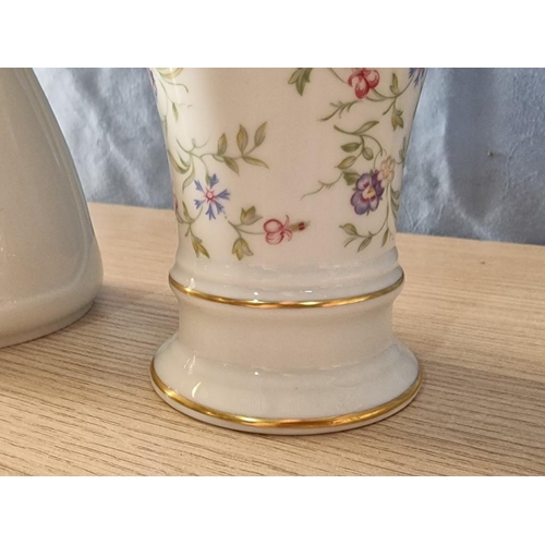 118 - 2 x Vintage Fürstenberg (Germany) Porcelain Vases, One with Attractive Floral Decoration, (Approx. H... 