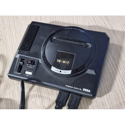 16 - Sega Mega Drive Mini Retro Games Console, (Model: MK-16010) with 2 x Controllers and 40 x Pre-Instal... 