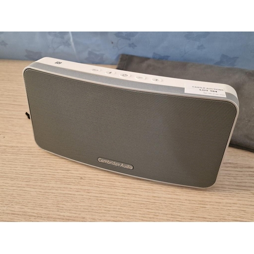 184 - Cambridge Audio 'Go V2' Portable Bluetooth Speaker (No Power Lead, Untested)