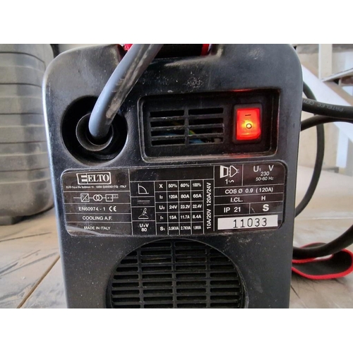 323 - 'ELTO' Compact 120 A, 230V Inverted Welder in Case, Looks Unused

** Trade sale, VAT is payable on f... 