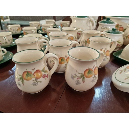 63 - Large Collection of Cloverleaf China Tableware in the 'Peaches & Cream' Pattern, (Made in England), ... 