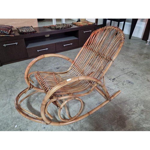 128 - Bamboo Rocking Chair