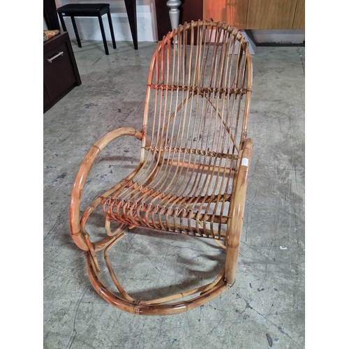 128 - Bamboo Rocking Chair