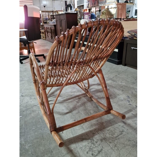 128 - Bamboo Rocking Chair