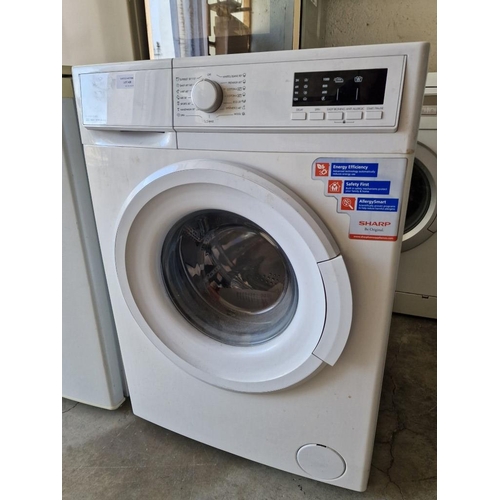 420 - Sharp 6kg 1000 RPM A+++ Washing Machine, White Colour, (Model: ES-HFA6103W3), (Untested)