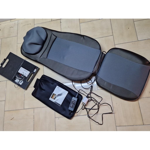 154 - Snailax Shiatsu Massaging Cushion (Looks Unused), Together with 'TeNs Total' in Case