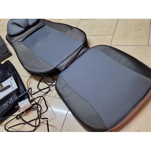 154 - Snailax Shiatsu Massaging Cushion (Looks Unused), Together with 'TeNs Total' in Case