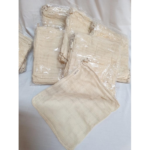 104 - Huge Collection of Approx 220pcs Organic Cotton Bags in 2 x Sizes (Approx 120pcs 24 x20cm and Approx... 