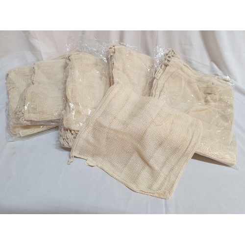 104 - Huge Collection of Approx 220pcs Organic Cotton Bags in 2 x Sizes (Approx 120pcs 24 x20cm and Approx... 