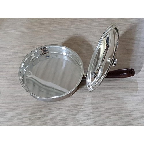 147 - Vintage Style Silver Plated Silent Butler Crumb Catcher (Ø16.5cm)