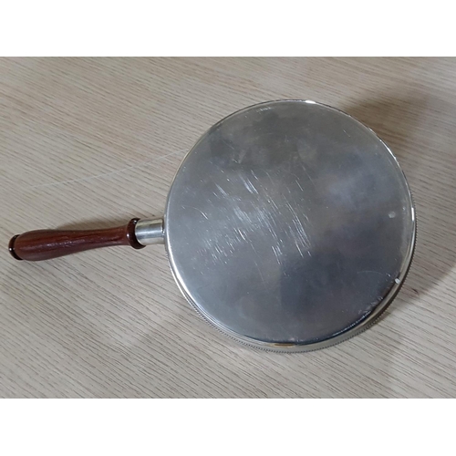 147 - Vintage Style Silver Plated Silent Butler Crumb Catcher (Ø16.5cm)