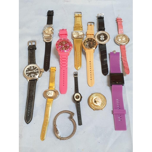 413 - A Collection of Modern Watches Plus; 1 x Watch Face and 1 x with .925 Bracelet with Cyprus Assay Sta... 