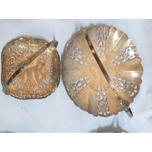 415 - 8 x Swedish Made Silver Plated Tray, 2 x Cake Servers with Handles and 2 x Bon-Bon Servers with Hand... 