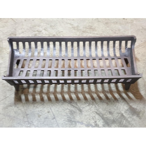 161A - Solid Cast Iron Fire Grate (L:65.5cm x W:31cm x H:13.5cm)