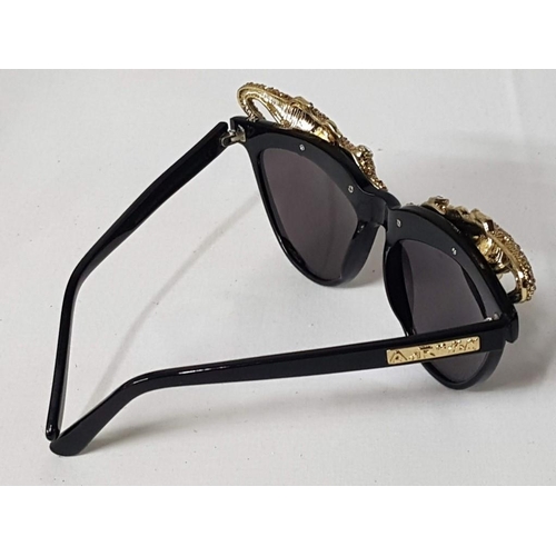 195 - Anna Dello Russox H/M Alligator Topped (938190)Sunglasses Together with Fancy 