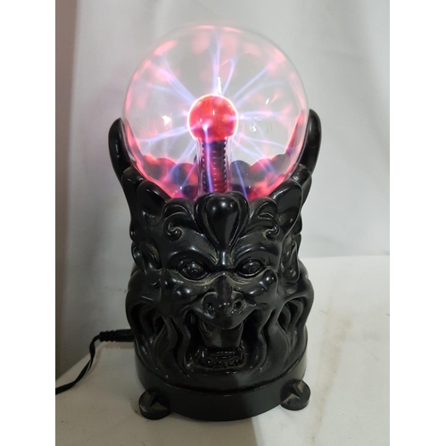 6 - Devil's Face Fancy Lamp Van Graaf Generator (H:20cm, Approx Ø12cm) *Working when Lotted*