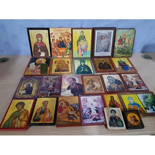 81 - Collection of Assorted Icons & Religious Pictures (24)