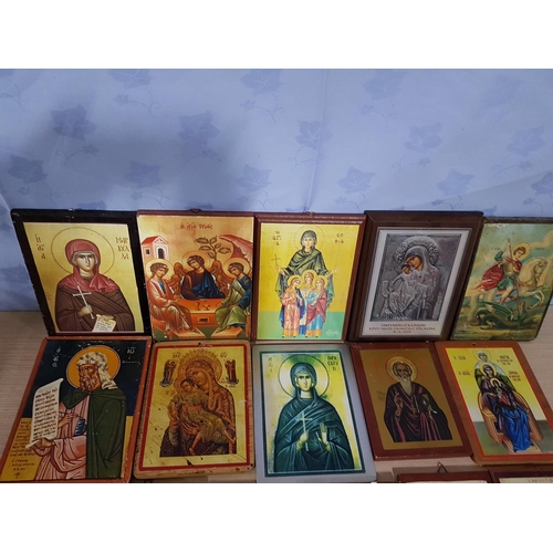 81 - Collection of Assorted Icons & Religious Pictures (24)