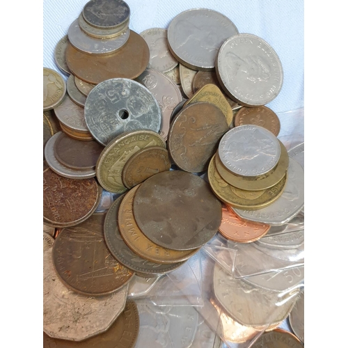 115 - Large Collection of Victorian Pennies and Many Others English Coins and From Around the World