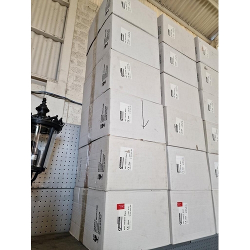 136 - 4 x Black Lantern Style Garden Wall Lights, by 'Duralite', Italy. (Model: ART.700/STR) in Boxes, (H:... 