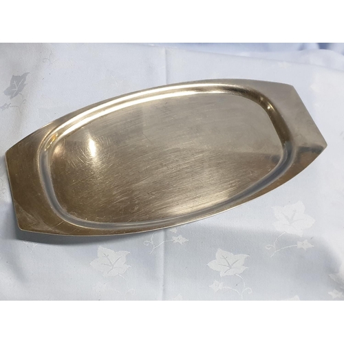 219 - Silver Plated / Stainless Steel Coffee and Tea Pots Together with Gravy Boats on Tray (7)