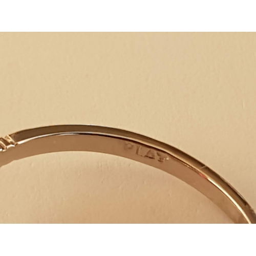 205 - Ruby & Diamond Platinum Ring (Never Worn)