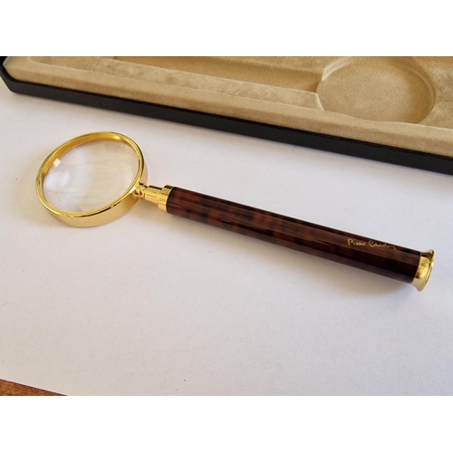 4 - 'Les Plus De Pierre Cardin' Magnifying Glass in Fitted Presentation Case, (Swiss Made)