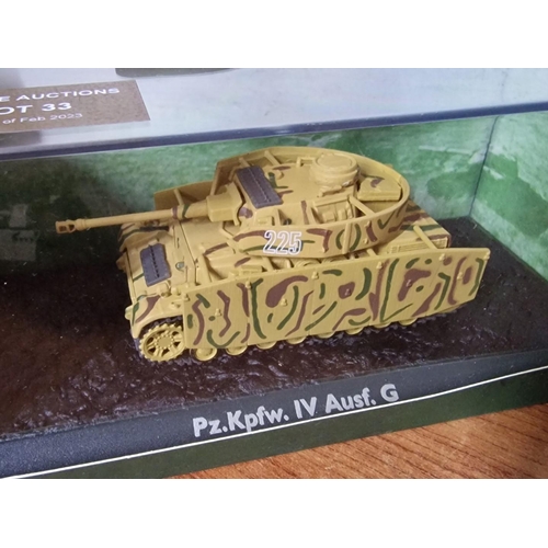 33 - 'The Ultimate Tank Collection', 7 x Scale Model Military Tanks by 'Atlas Editions' in their Original... 