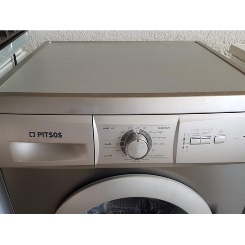 176 - Washing Machine Pitsos, 7kg Stainless Steel