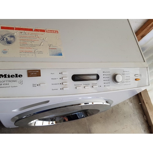 177 - Washing Machine Miele, Model; W4144 with Silver Door