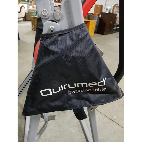 189 - Quitrumed En-Inversion Table with PVC Brackrest (Steel Structure / PVC Backrest / Folding), (Approx ... 