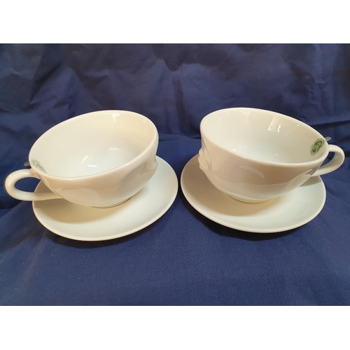 245 - Tassen Porcelain Coffee Cups with Saucers with 