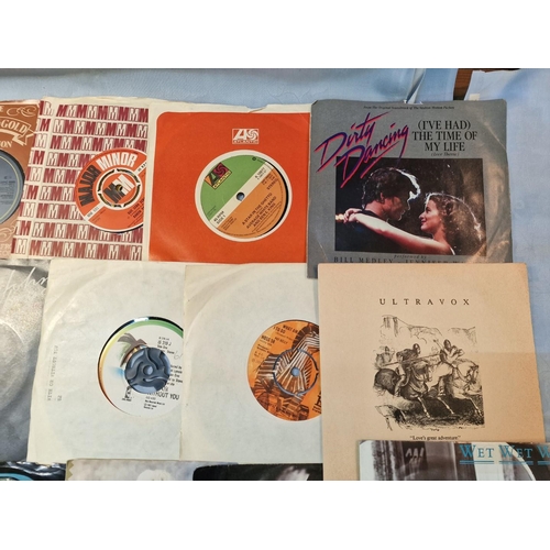 112 - Large Collection of Assorted 45rpm Single Vinyl Records, (See Multiple Photos for Artists and Titles... 