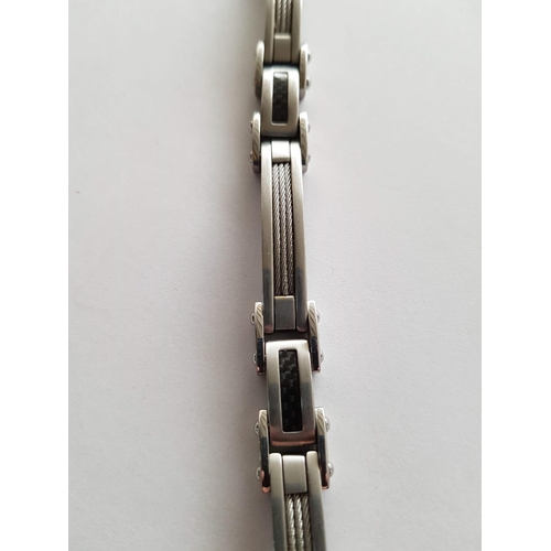 169 - Men's Jewellery Visetti Stainless Steel Bracelet and One Other