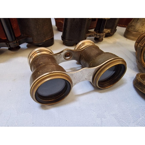 27 - Collection of 4 x Assorted Binoculars with Cases, (A/F, Spares or Repair), (4)