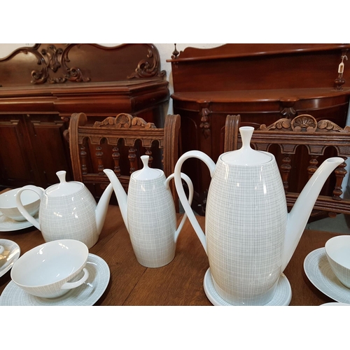 155 - Vintage Arzberg (Bavaria Germany 1950 - 1960's) Incomplete Breakfast Set inc; Tea / Coffee pots, 5 x... 