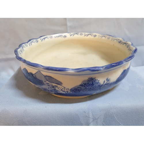 280 - Blue & White Assorted Collection of Porcelain and Ceramic Tableware inc; Small Plates, Bowl, Large R... 