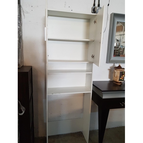 137 - Over Washer White Finished Cupboard (190 x 24.5 x 64cm)