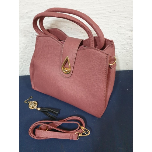 151 - Collection of Ladies Handbags in White, Pink Brown