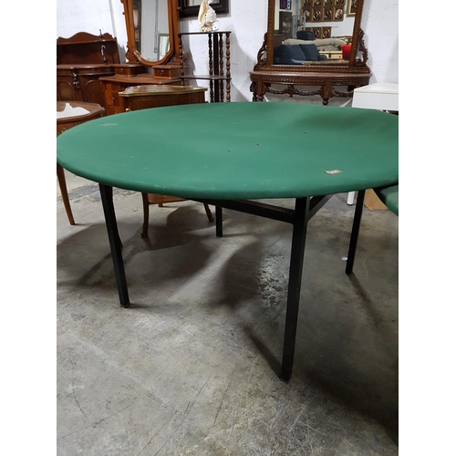 217 - Large Round Card Table (Ø137cm x H:78cm)