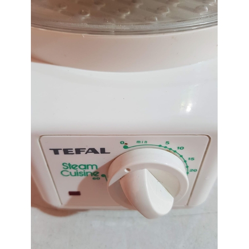 317 - Tefal Steam Cuisine Electric Steamer Cooking, Type:3662 (Un-Tested)