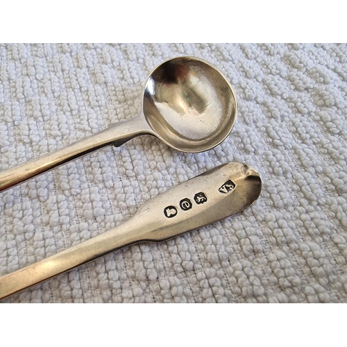 111 - Pair of Antique Sterling Silver Spoons (Believed to be London, Stephen Adams, Circa 1820, Approx. 10... 